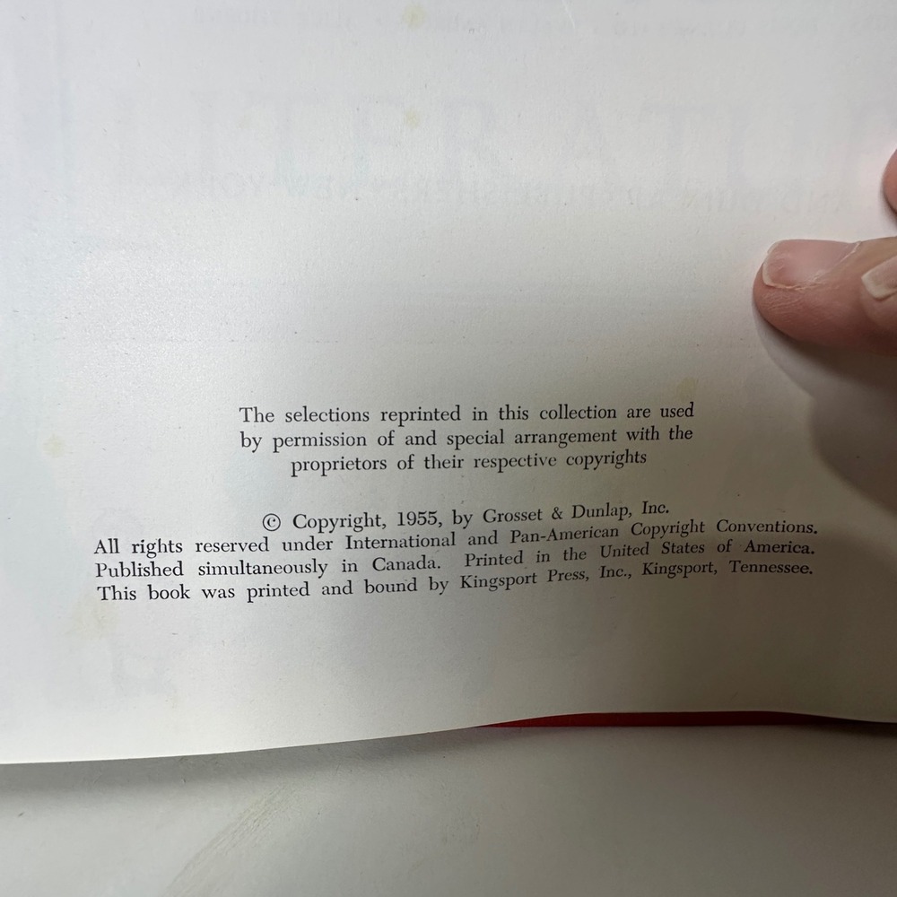 1955 The Illustrated Treasury of Children's Literature Grosset & Dunlap Red Gold - Picture 8 of 10